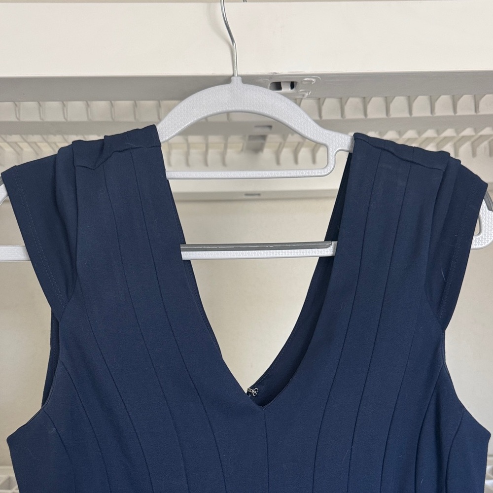 White House Black Market Navy Midi Dress - Picture 6 of 9